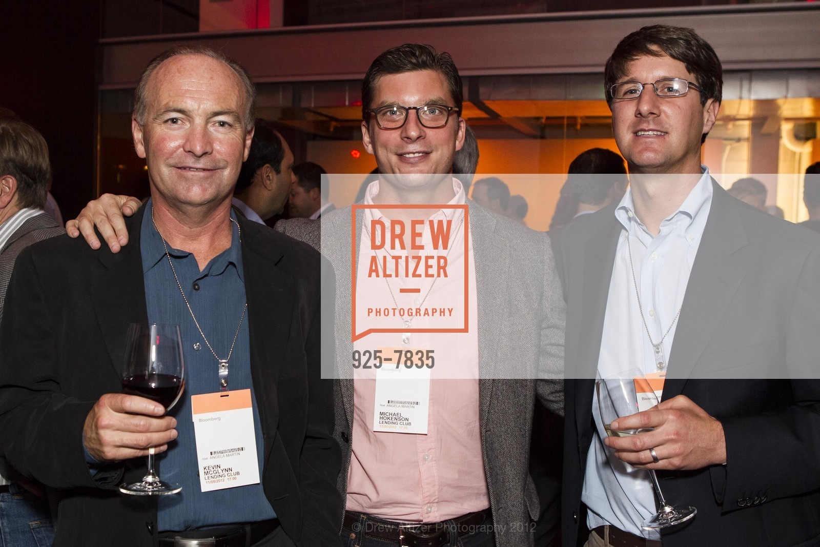 Kevin McGlynn, Michael Hokenson, Ted Conrads, Lending Club Billion Dollar Celebration, US, November 5th, 2012, Photo #925-7835 Kevin McGlynn, Michael Hokenson, Ted Conrads, Photo #925-7835