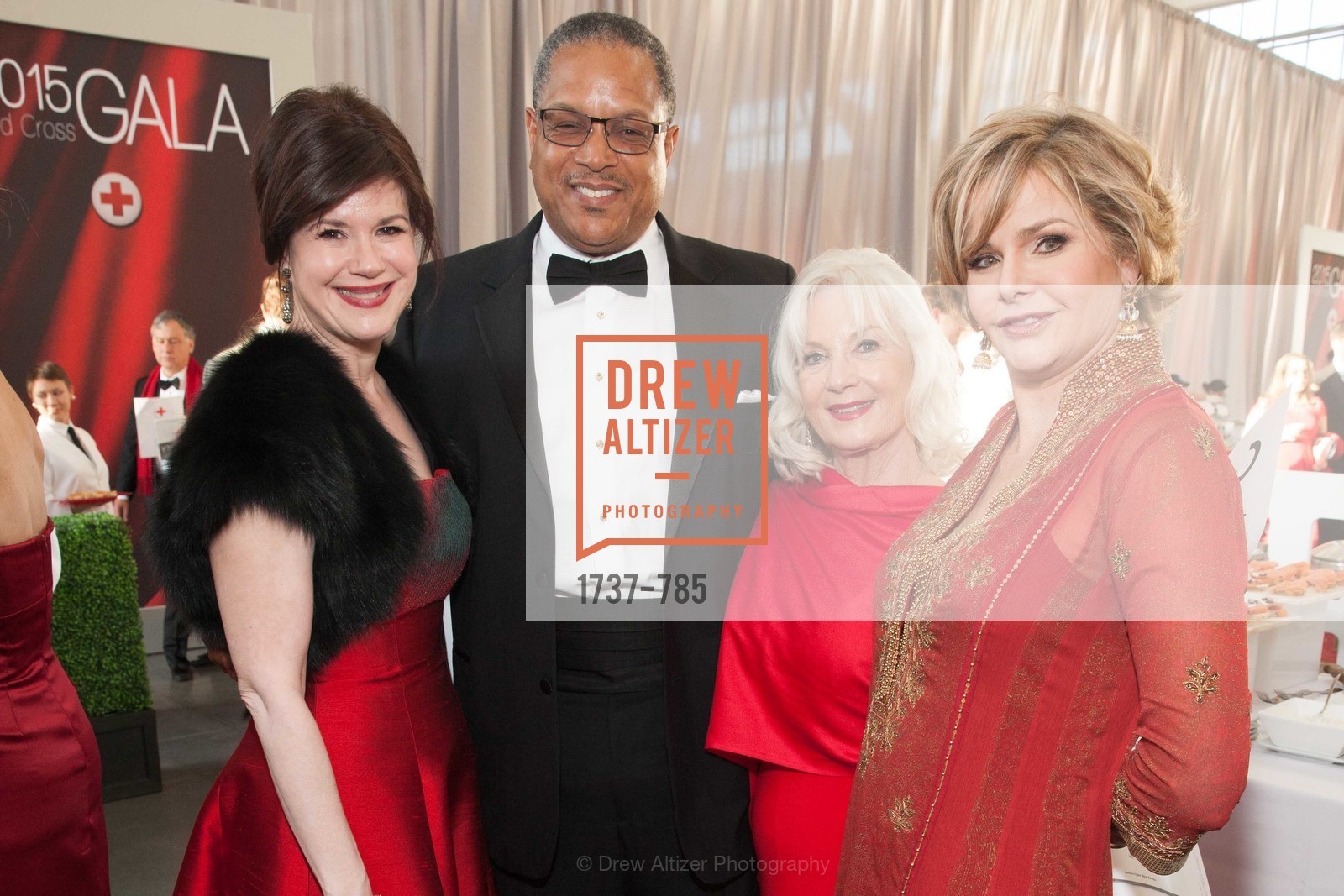 Elaine Mellis, Timothy Alan Simon, Arlene Inch, Deirdre Byrne, 2015 RED CROSS Gala, US, April 12th, 2015,Drew Altizer, Drew Altizer Photography, full-service agency, private events, San Francisco photographer, photographer california