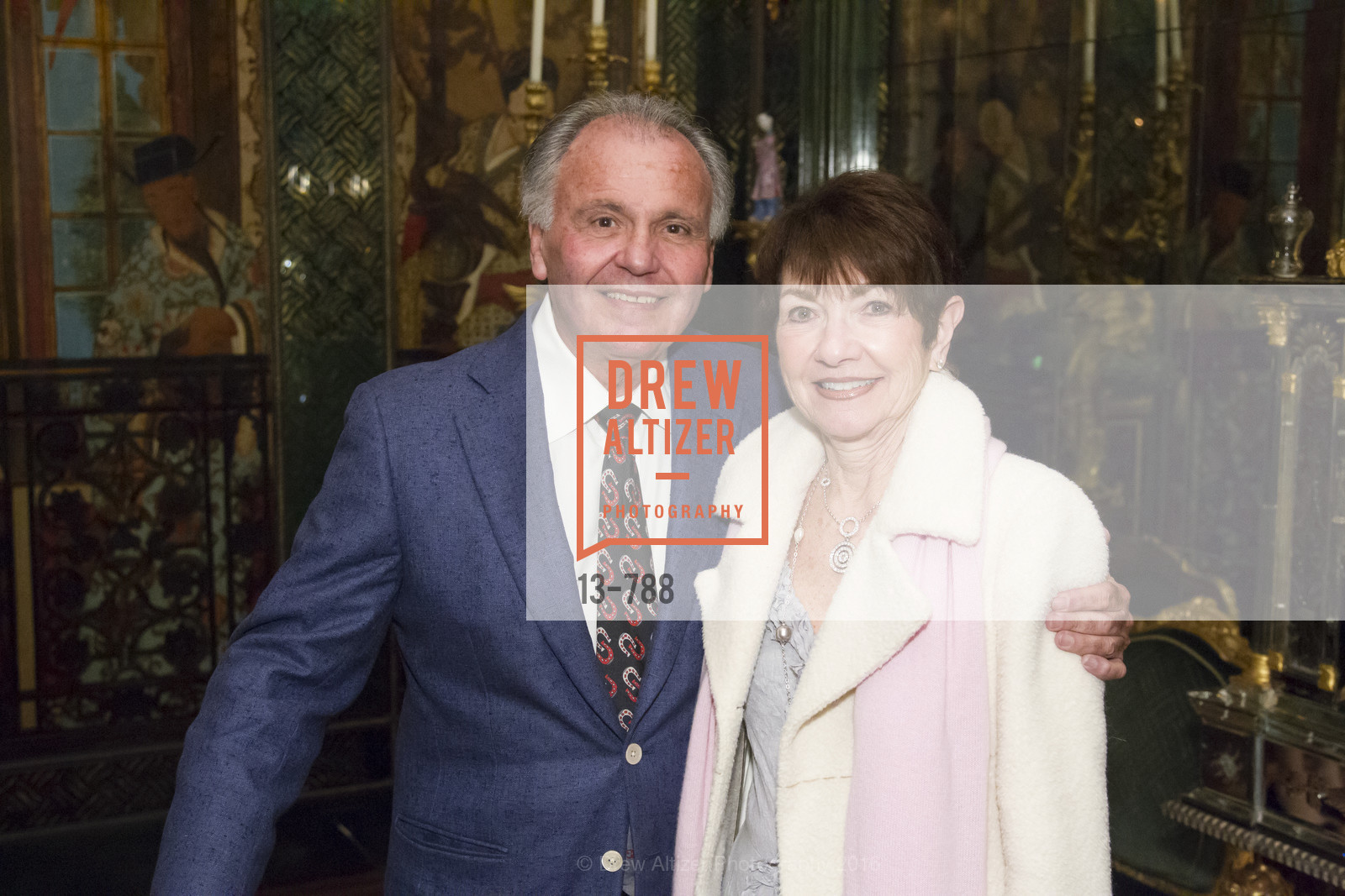 Dennis Berkowitz, Janice Berkowitz, Reception for the Philharmonia Baroque Orchestra, Private Residence. 2525 Van Ness St, February 2nd, 2016, Photo #13-788 Dennis Berkowitz, Janice Berkowitz, Photo #13-788