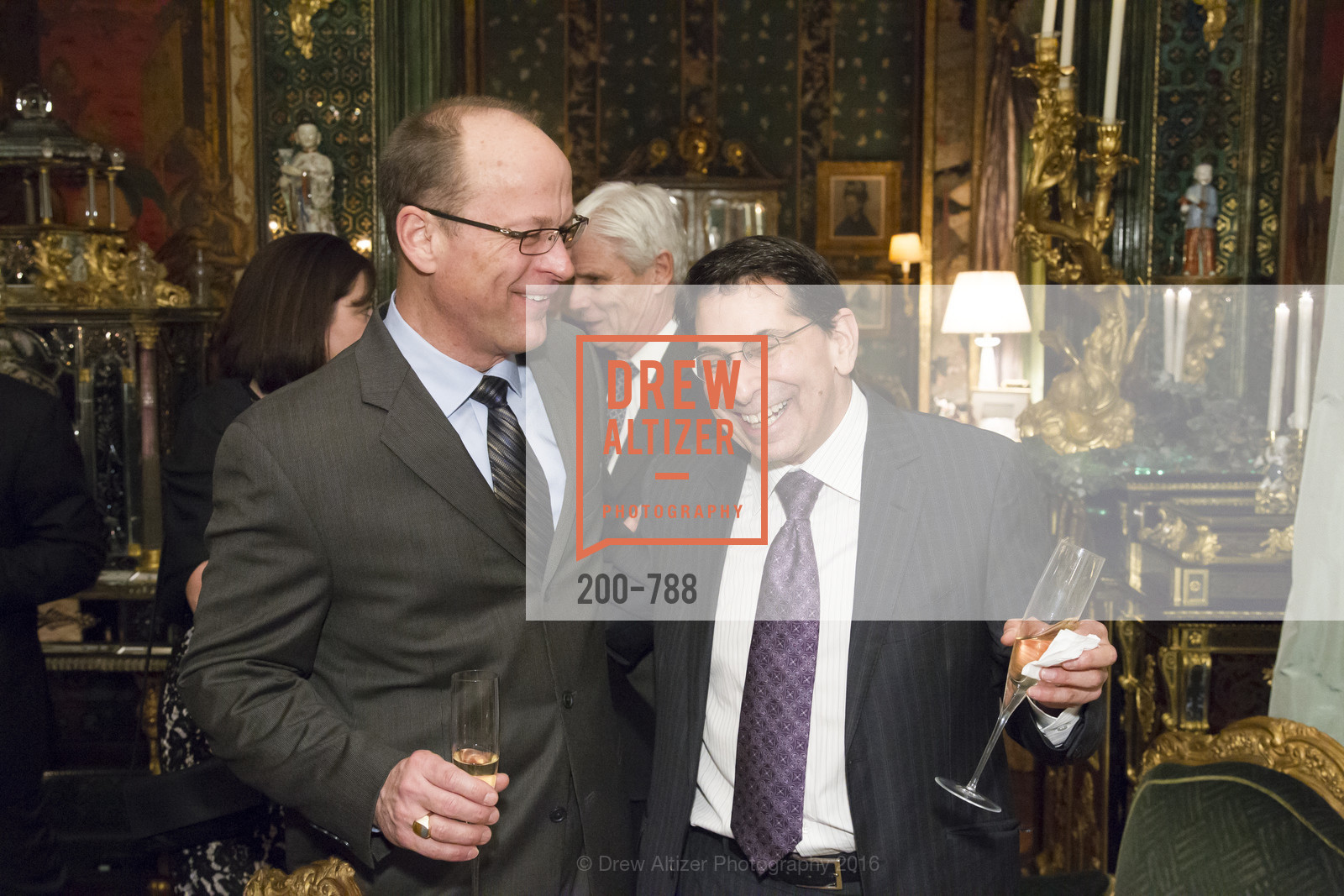 David Jasper, Eric Leve, Reception for the Philharmonia Baroque Orchestra, Private Residence. 2525 Van Ness St, February 2nd, 2016,Drew Altizer, Drew Altizer Photography, full-service agency, private events, San Francisco photographer, photographer california