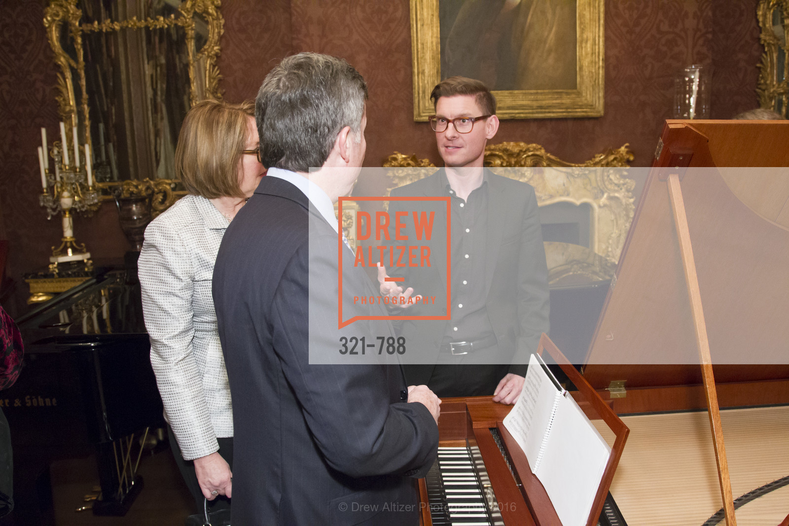 Kristian Bezuidenhout, Reception for the Philharmonia Baroque Orchestra, Private Residence. 2525 Van Ness St, February 2nd, 2016,Drew Altizer, Drew Altizer Photography, full-service agency, private events, San Francisco photographer, photographer california