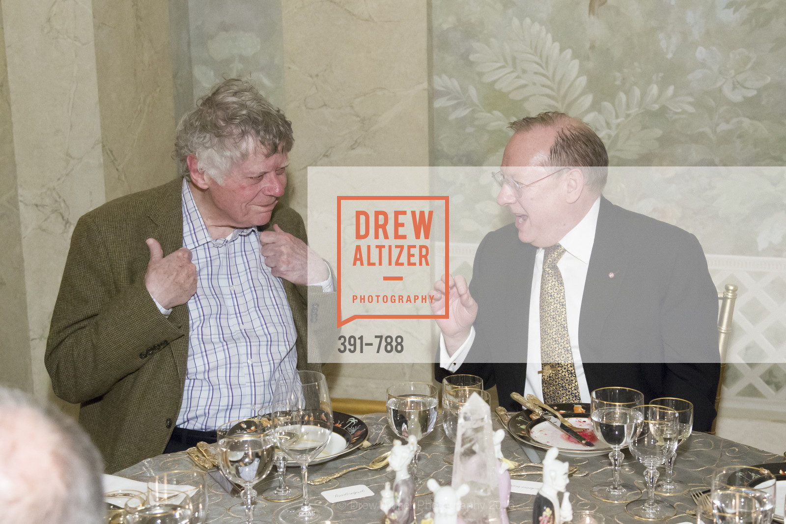 Gordon Getty, Nicholas McGegan, Reception for the Philharmonia Baroque Orchestra, Private Residence. 2525 Van Ness St, February 2nd, 2016,Drew Altizer, Drew Altizer Photography, full-service event agency, private events, San Francisco photographer, photographer California
