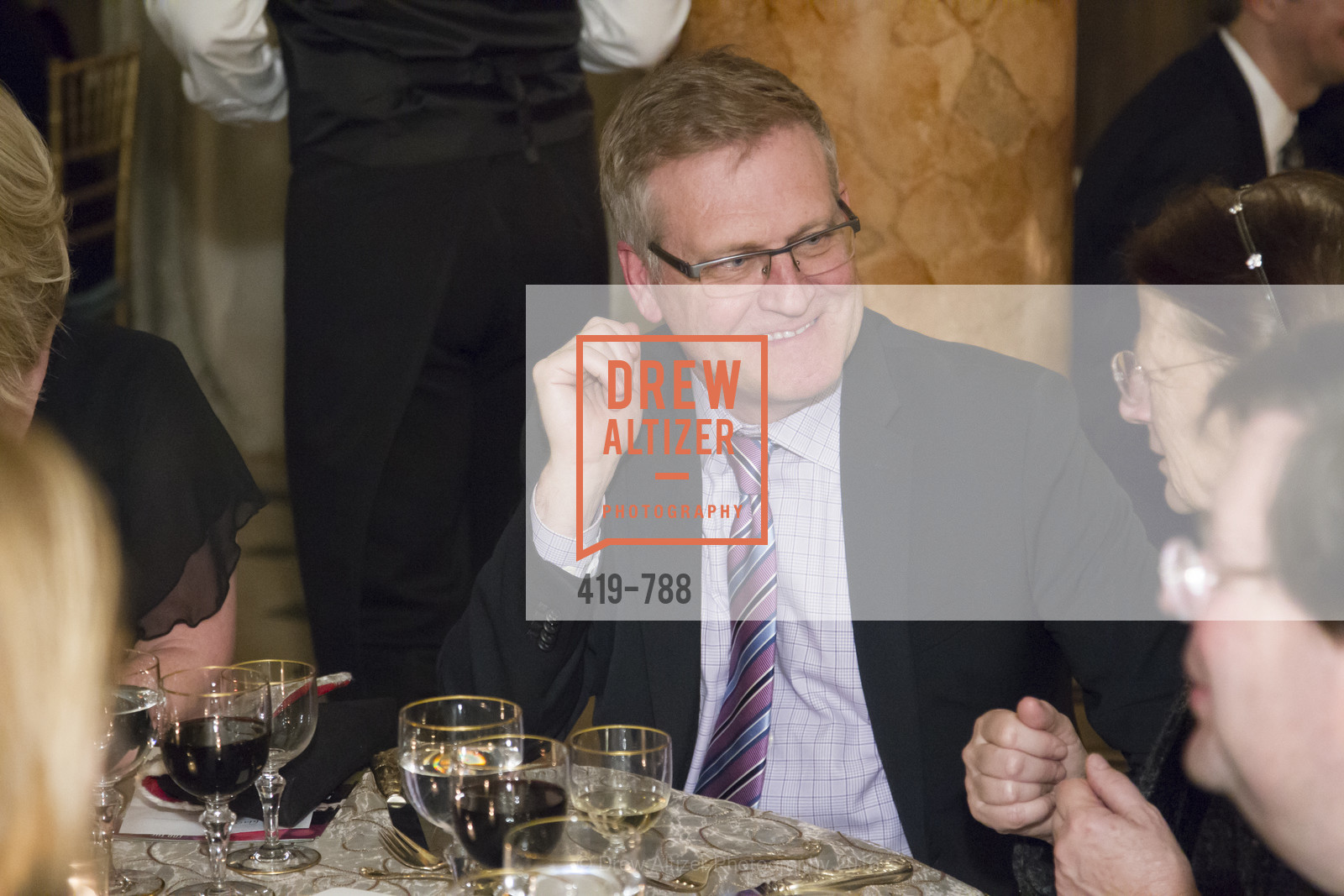 Bill Lueth, Reception for the Philharmonia Baroque Orchestra, Private Residence. 2525 Van Ness St, February 2nd, 2016,Drew Altizer, Drew Altizer Photography, full-service agency, private events, San Francisco photographer, photographer california