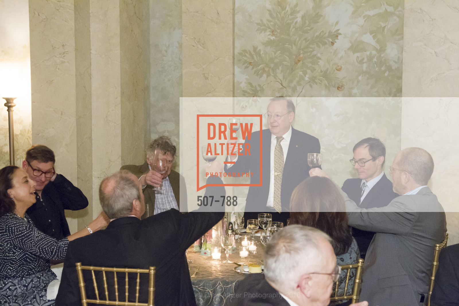 Nicholas McGegan, Reception for the Philharmonia Baroque Orchestra, Private Residence. 2525 Van Ness St, February 2nd, 2016,Drew Altizer, Drew Altizer Photography, full-service agency, private events, San Francisco photographer, photographer california