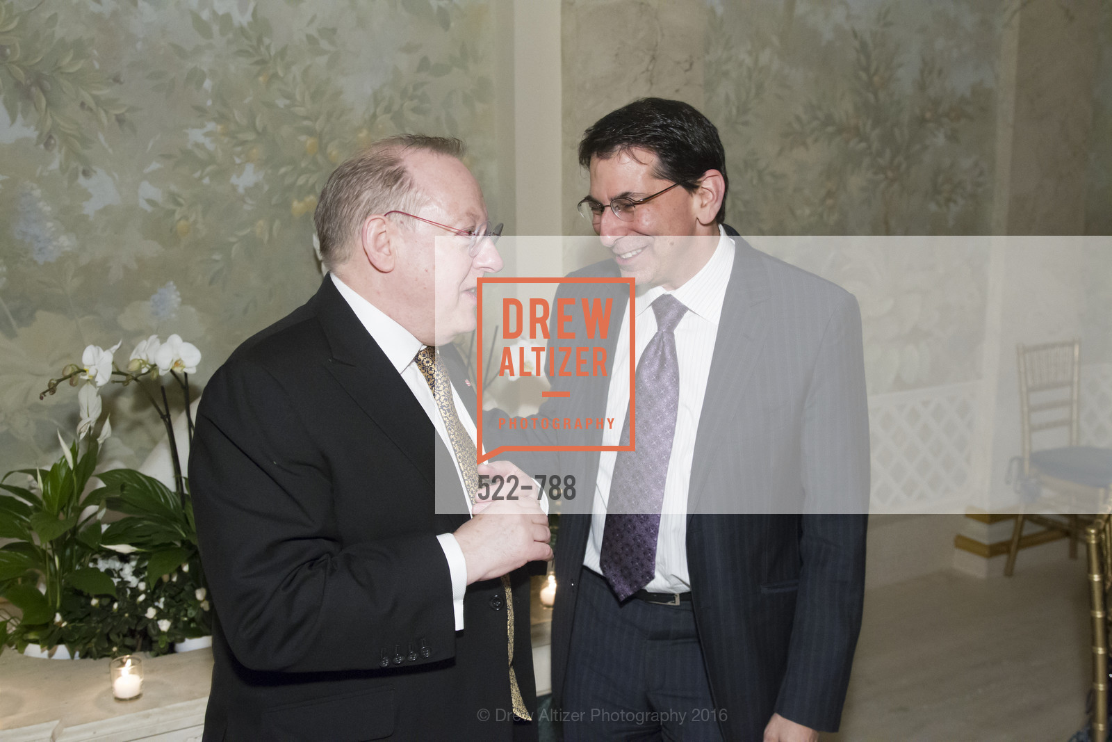 Nicholas McGegan, Paul Sugarman, Reception for the Philharmonia Baroque Orchestra, Private Residence. 2525 Van Ness St, February 2nd, 2016,Drew Altizer, Drew Altizer Photography, full-service agency, private events, San Francisco photographer, photographer california