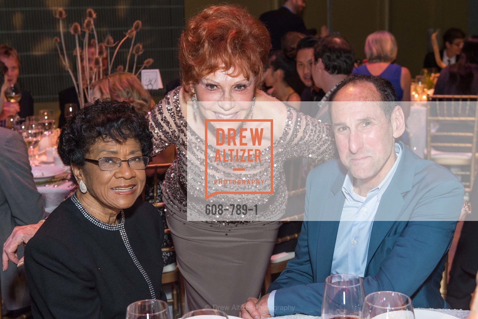 Belva Davis, Glorya Kaufman, Rich Silverstein, ALONZO KING LINE'S Ballet Spring Gala 2015, US, April 12th, 2015,Drew Altizer, Drew Altizer Photography, full-service agency, private events, San Francisco photographer, photographer california