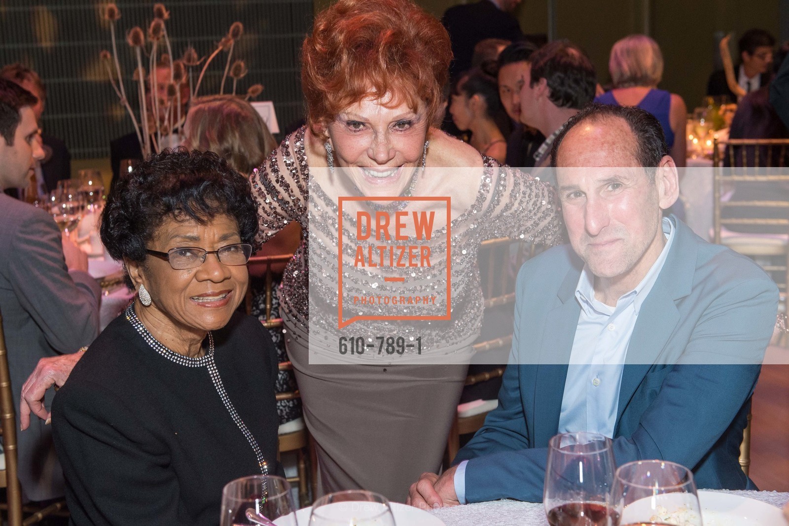 Belva Davis, Glorya Kaufman, Rich Silverstein, ALONZO KING LINE'S Ballet Spring Gala 2015, US, April 12th, 2015
