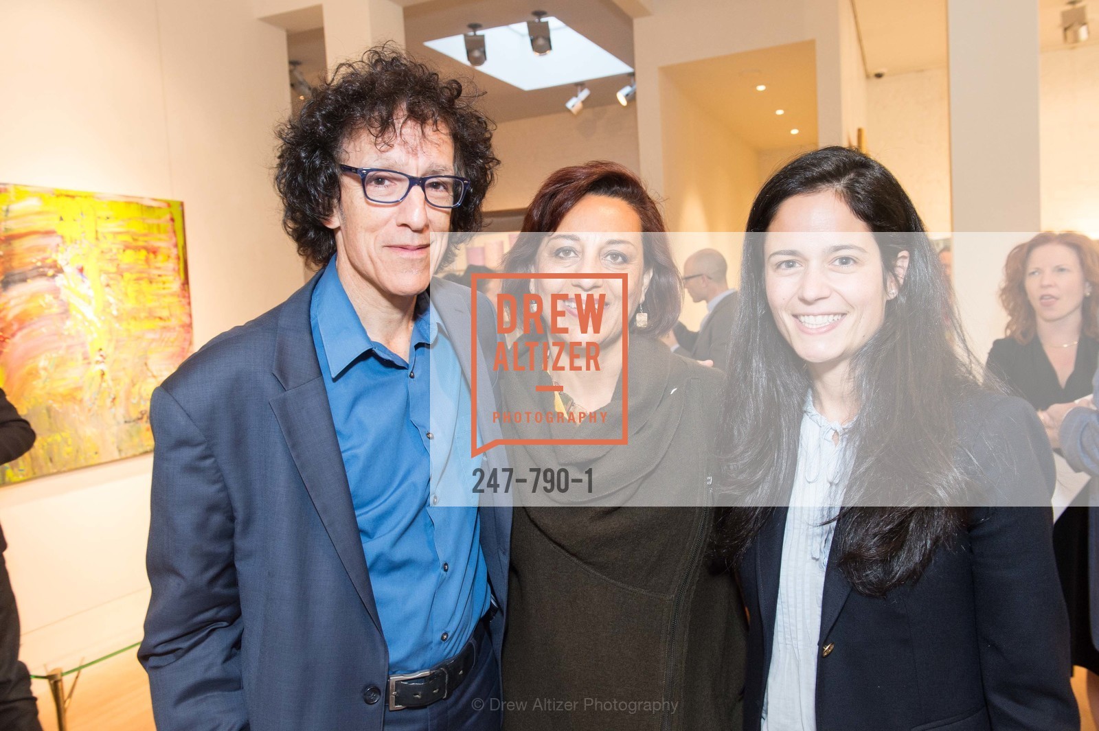 Jonathan Curiel, Nazila Tobaei, Florie Hutchinson, Post War and Contemporary Preview at HEDGE GALLERY, US, April 16th, 2015,Drew Altizer, Drew Altizer Photography, full-service agency, private events, San Francisco photographer, photographer california