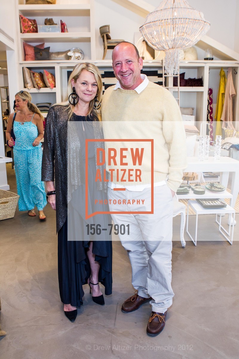 Debbie Bancroft, James Rosenfield, CALYPSO Opens in Marin Country Mart Honoring Marin Headlands, US, October 17th, 2012, Photo #156-7901 Debbie Bancroft, James Rosenfield, Photo #156-7901