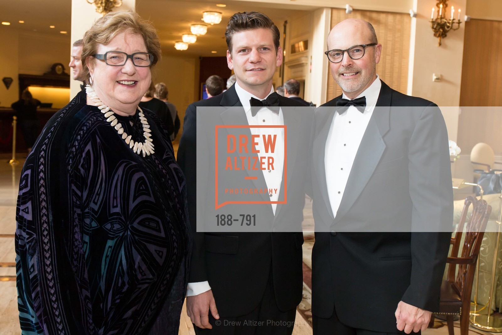 Linda Jo Fitz, Justin Greving, Chandler McCoy, SAN FRANCISCO HERITAGE Soiree 2015, US, April 19th, 2015
