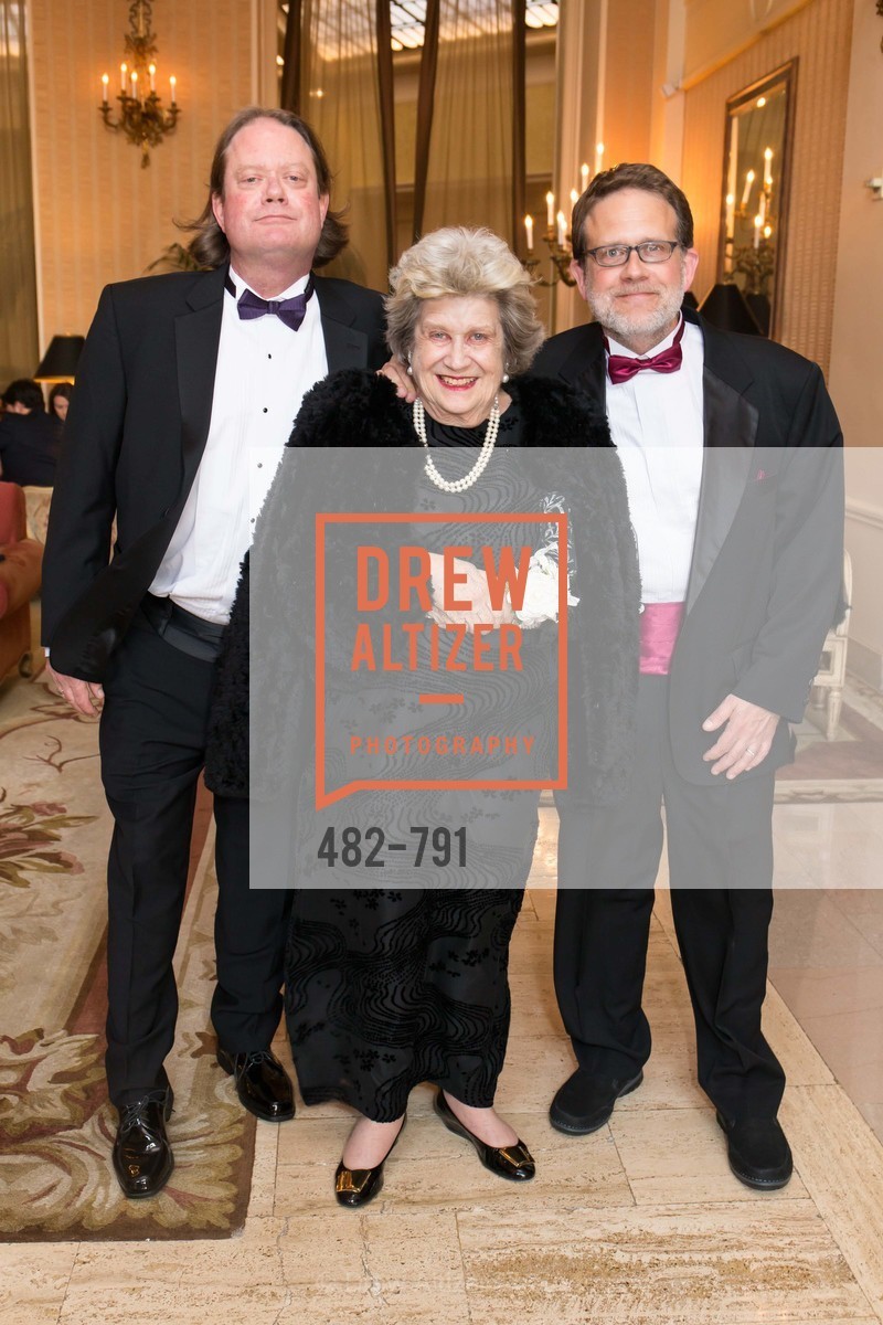 Geoff Platt, Geegee Bland Platt, Peter Platt, SAN FRANCISCO HERITAGE Soiree 2015, US, April 19th, 2015, Photo #482-791 Geoff Platt, Geegee Bland Platt, Peter Platt, Photo #482-791