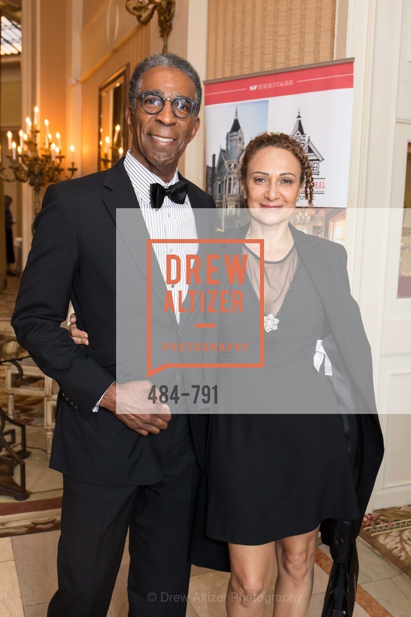 Tom Lewis, Nadia Anis, SAN FRANCISCO HERITAGE Soiree 2015, US, April 19th, 2015, Photo #484-791 Tom Lewis, Nadia Anis, Photo #484-791