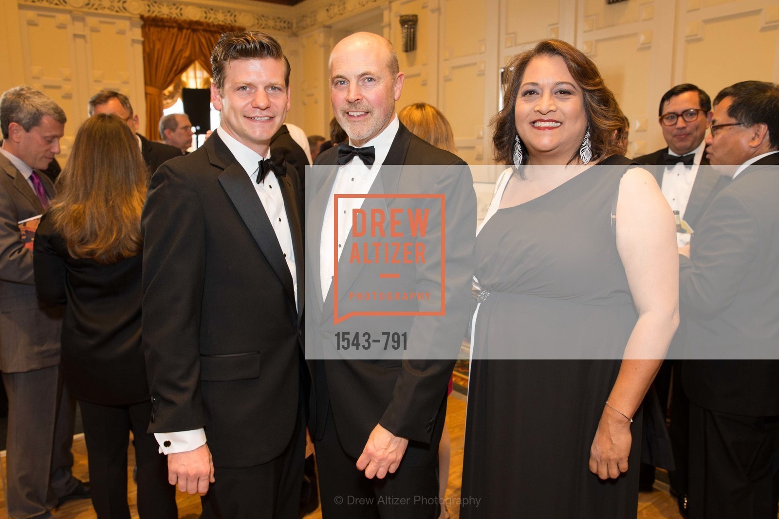 Justin Greving, Chandler McCoy, Julianne Polanco, SAN FRANCISCO HERITAGE Soiree 2015, US, April 19th, 2015, Photo #1543-791 Justin Greving, Chandler McCoy, Julianne Polanco, Photo #1543-791