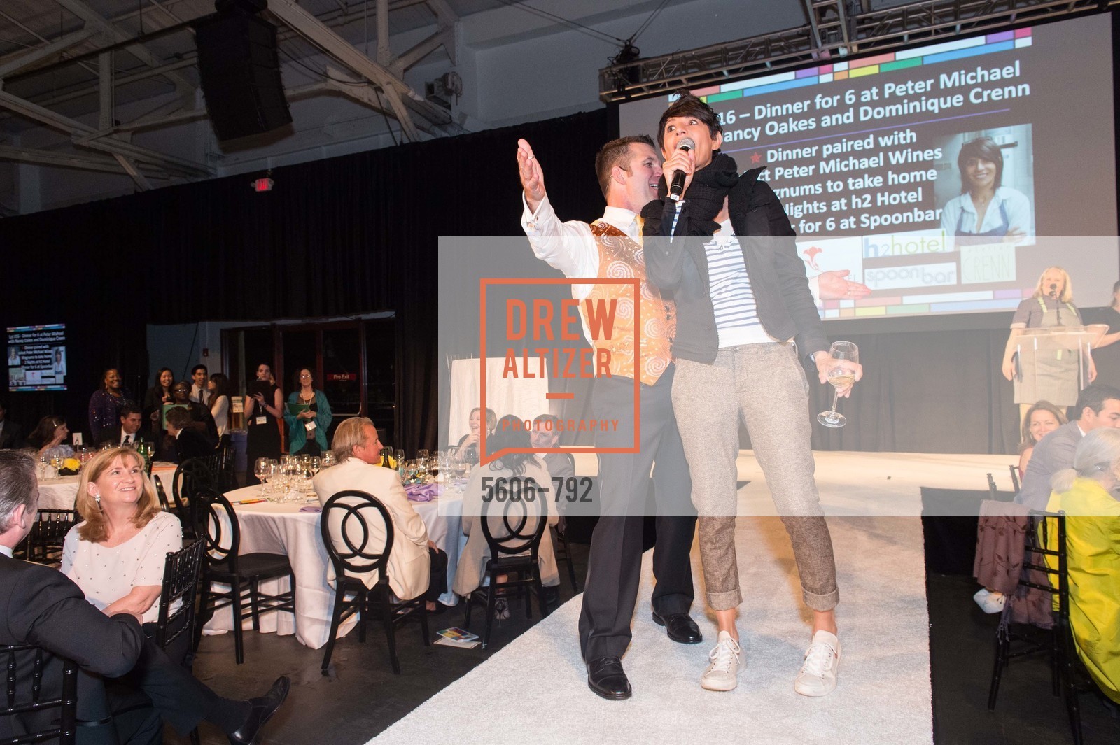 Greg Quiroga, Dominique Crenn, MEALS ON WHEELS OF SAN FRANCISCO'S 28th Annual Star Chefs and Vintners Gala, US, April 20th, 2015,Drew Altizer, Drew Altizer Photography, full-service agency, private events, San Francisco photographer, photographer california