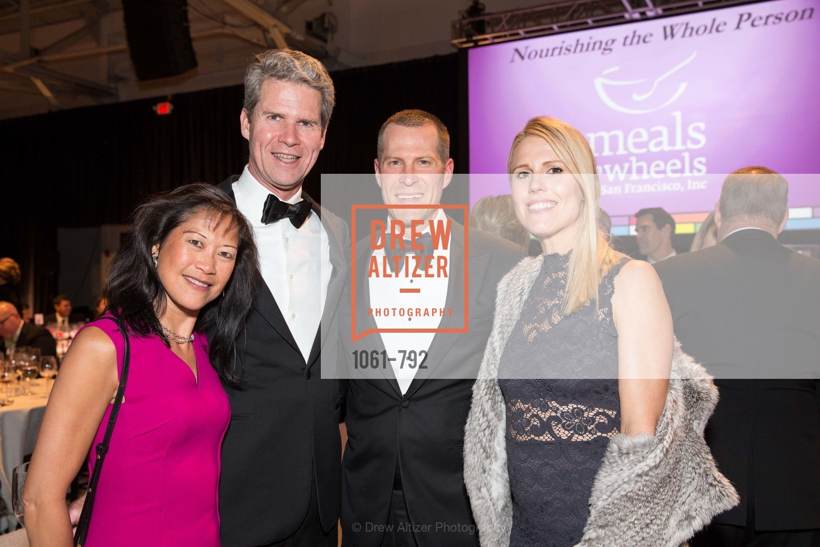 Debbie Jorgensen, Blake Jorgensen, Grant Cleghorn, Sondra Cleghorn, MEALS ON WHEELS OF SAN FRANCISCO'S 28th Annual Star Chefs and Vintners Gala, US, April 20th, 2015, Photo #1061-792 Debbie Jorgensen, Blake Jorgensen, Grant Cleghorn, Sondra Cleghorn, Photo #1061-792