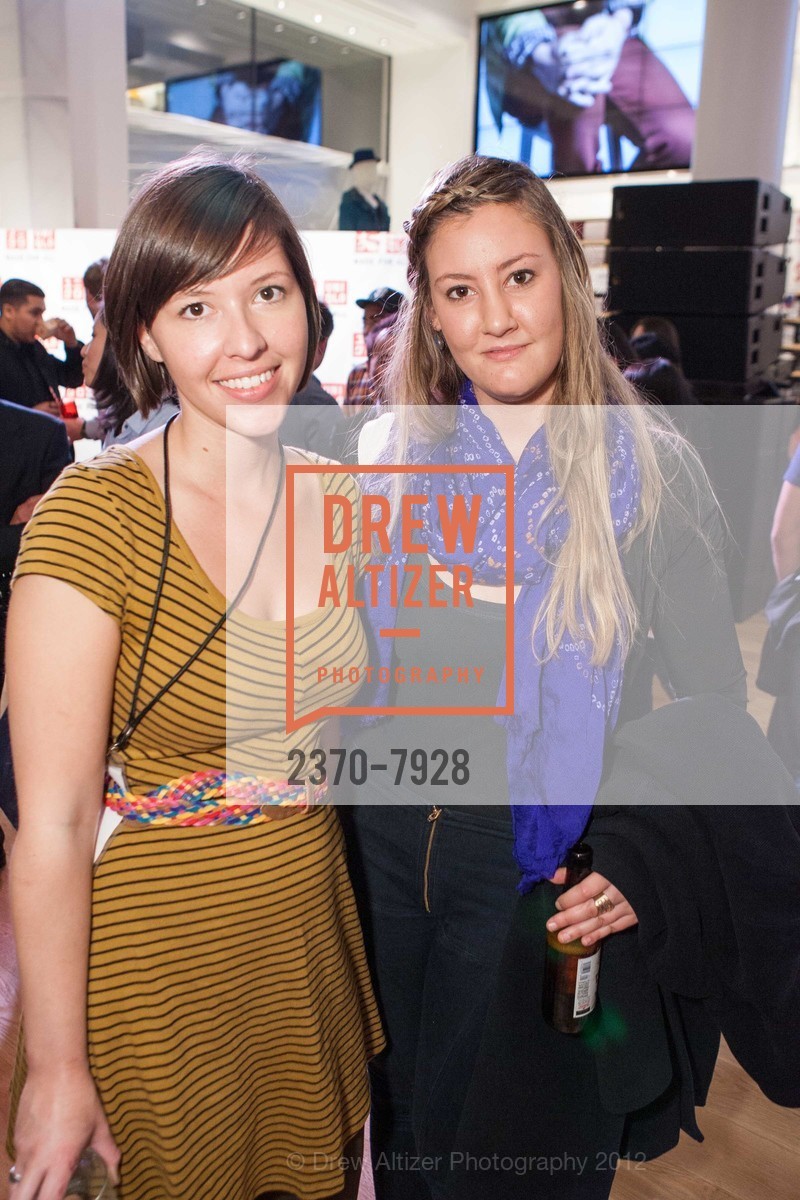 Sarah Whitman, Beth Abrahamson, UNIQLO San Francisco Opens to the Public, Uniqlo Store. 111 Powell Street, October 4th, 2012, Photo #2370-7928 Sarah Whitman, Beth Abrahamson, Photo #2370-7928