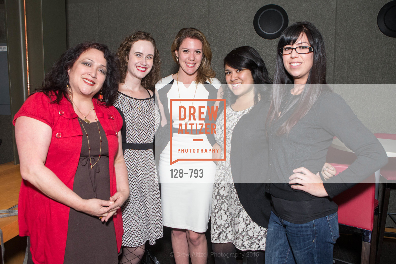 Miriam Mendoza, Moody, Susan Walker, Kari Lincks, Stacy Wall, Maile Trapani, SF BRAVO CLUB Sneak Peek at the EXPLORATORIUM, US, April 23rd, 2015, Photo #128-793 Miriam Mendoza, Moody, Susan Walker, Kari Lincks, Stacy Wall, Maile Trapani, Photo #128-793
