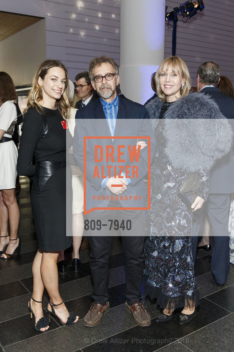 Jacqueline Reis, Bruce Schumm, Christine Suppes, SFMOMA Director's Circle Dinner 2018, SFMOMA, March 14th, 2018, Photo #809-7940 Jacqueline Reis, Bruce Schumm, Christine Suppes, Photo #809-7940