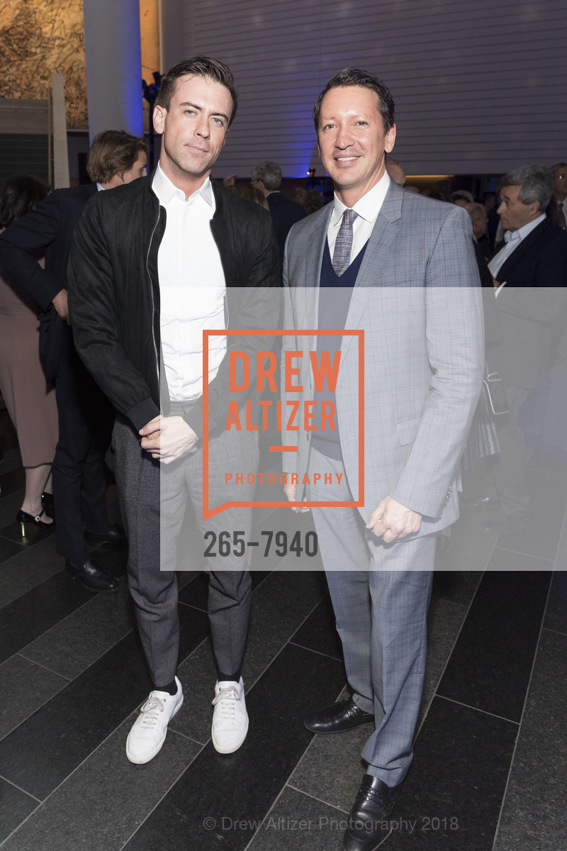 Bojan Kostic, Gerrit Ruetzel, SFMOMA Director's Circle Dinner 2018, SFMOMA, March 14th, 2018, Photo #265-7940 Bojan Kostic, Gerrit Ruetzel, Photo #265-7940