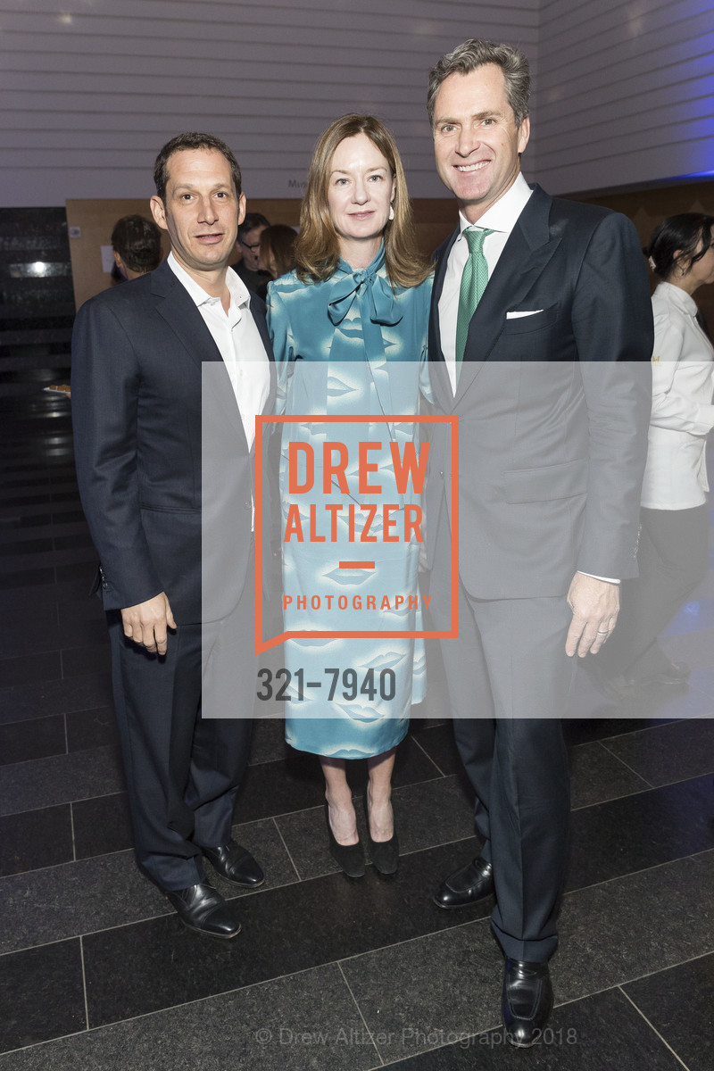 Daniel Lurie, Katie Paige, Matt Paige, SFMOMA Director's Circle Dinner 2018, SFMOMA, March 14th, 2018, Photo #321-7940 Daniel Lurie, Katie Paige, Matt Paige, Photo #321-7940