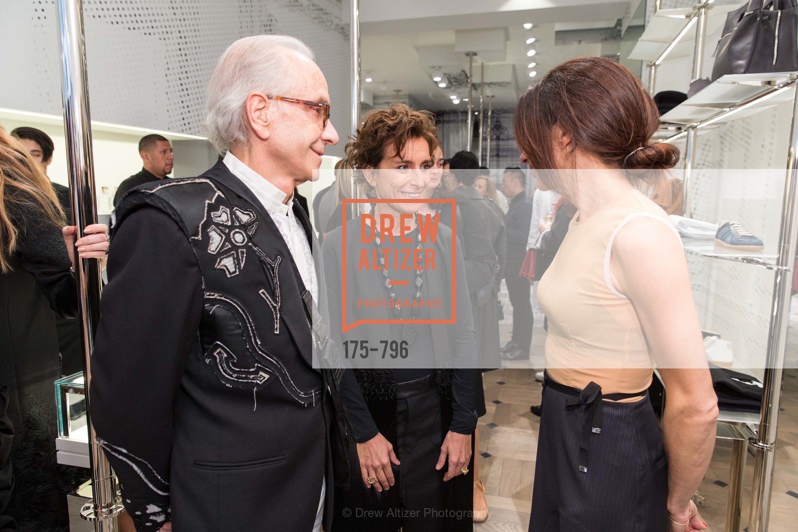 Norman Stone, Monica Voltolina, Sabrina Buell, MAISON MARGIELA San Francisco Boutique Grand Opening Event, US, April 24th, 2015,Drew Altizer, Drew Altizer Photography, full-service agency, private events, San Francisco photographer, photographer california