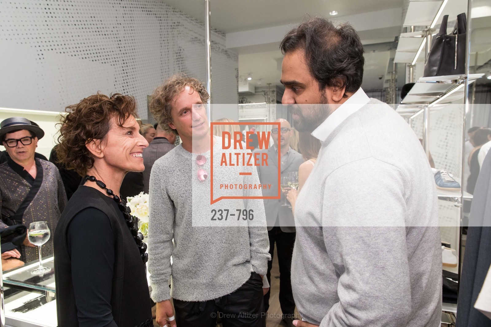 Monica Voltolina, Yves Behar, Hosain Rahman, MAISON MARGIELA San Francisco Boutique Grand Opening Event, US, April 24th, 2015,Drew Altizer, Drew Altizer Photography, full-service agency, private events, San Francisco photographer, photographer california