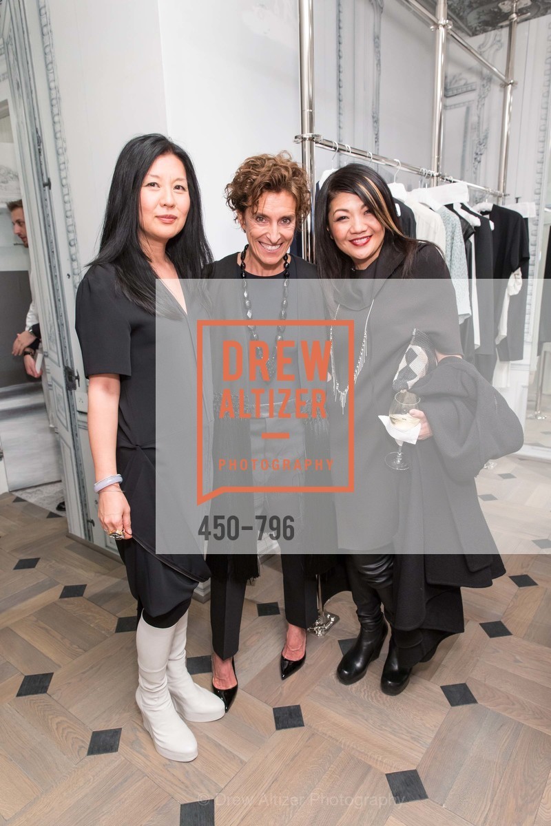 Michelle Min, Monica Voltolina, Betty Lin, MAISON MARGIELA San Francisco Boutique Grand Opening Event, US, April 24th, 2015