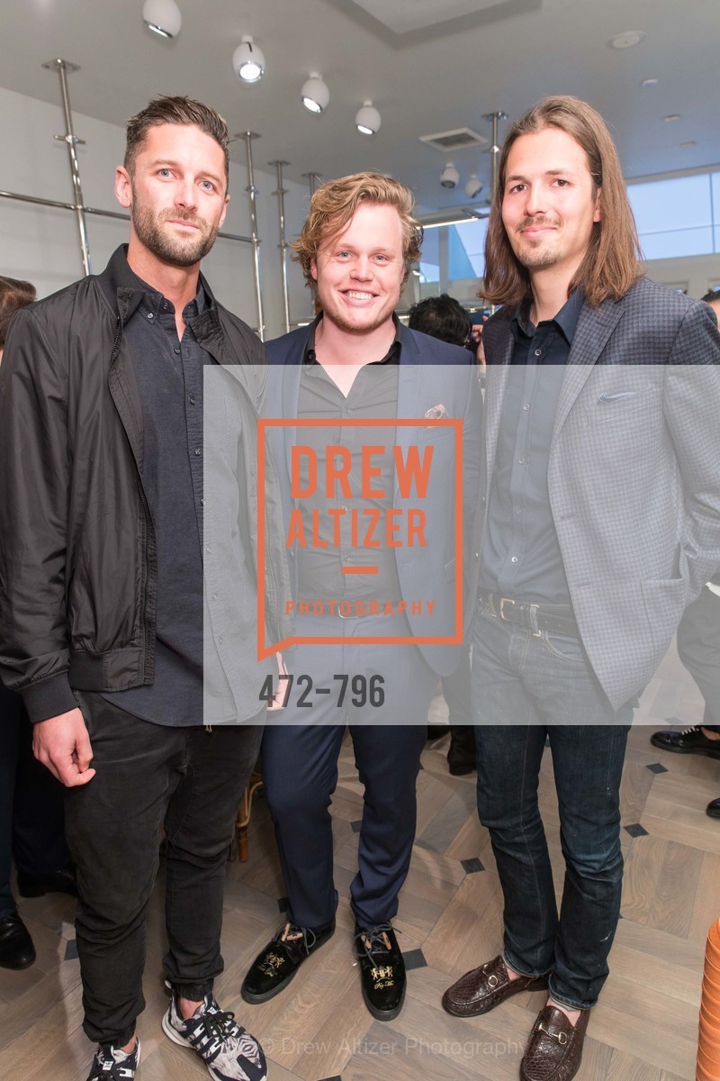 Bobby Rasmussen, Frederik Christensen, Klaus Rabnholt, MAISON MARGIELA San Francisco Boutique Grand Opening Event, US, April 24th, 2015,Drew Altizer, Drew Altizer Photography, full-service agency, private events, San Francisco photographer, photographer california
