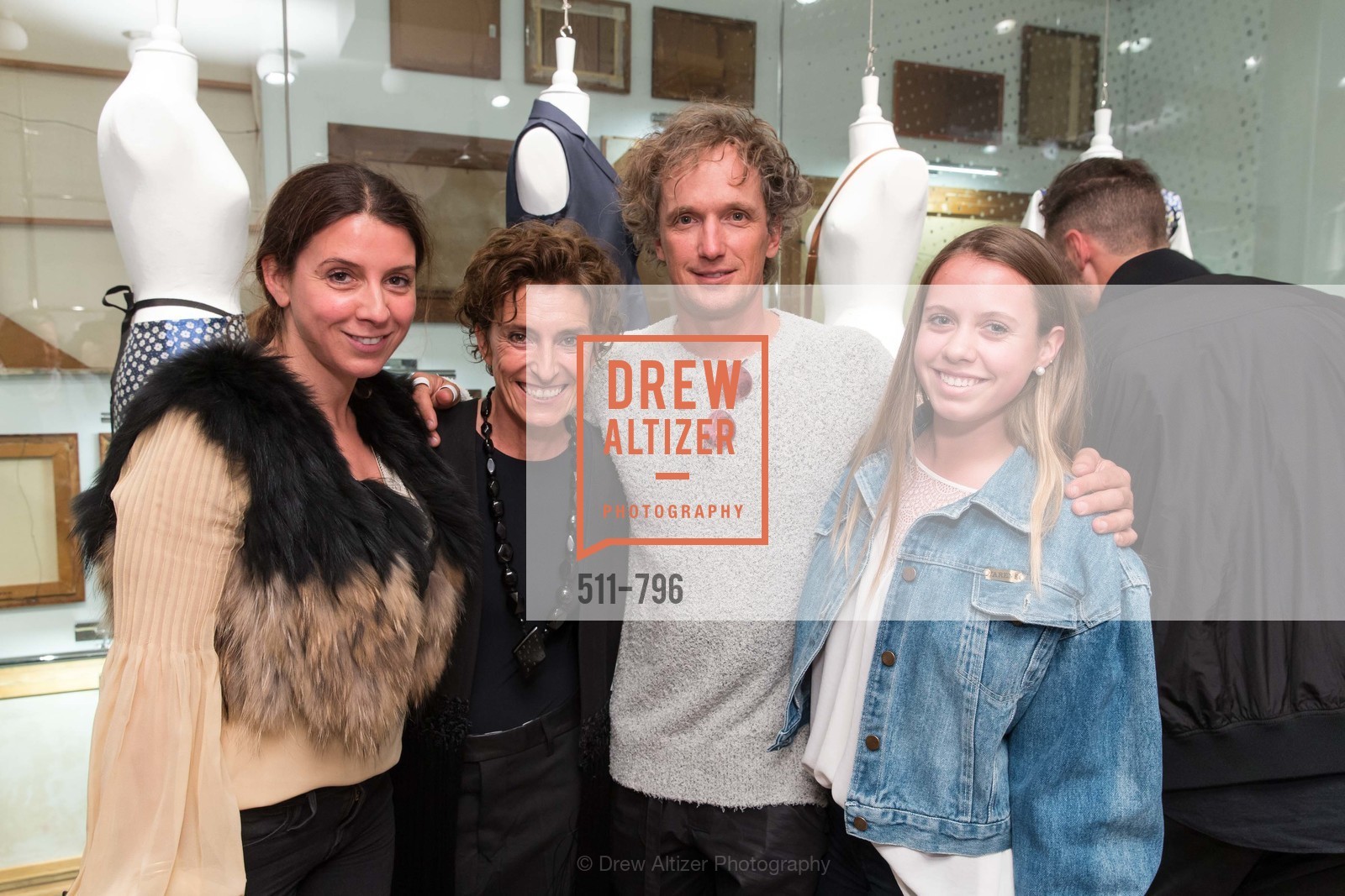 Maca Huneeus, Monica Voltolina, Yves Behar, Antonia Huneeus, MAISON MARGIELA San Francisco Boutique Grand Opening Event, US, April 24th, 2015,Drew Altizer, Drew Altizer Photography, full-service agency, private events, San Francisco photographer, photographer california