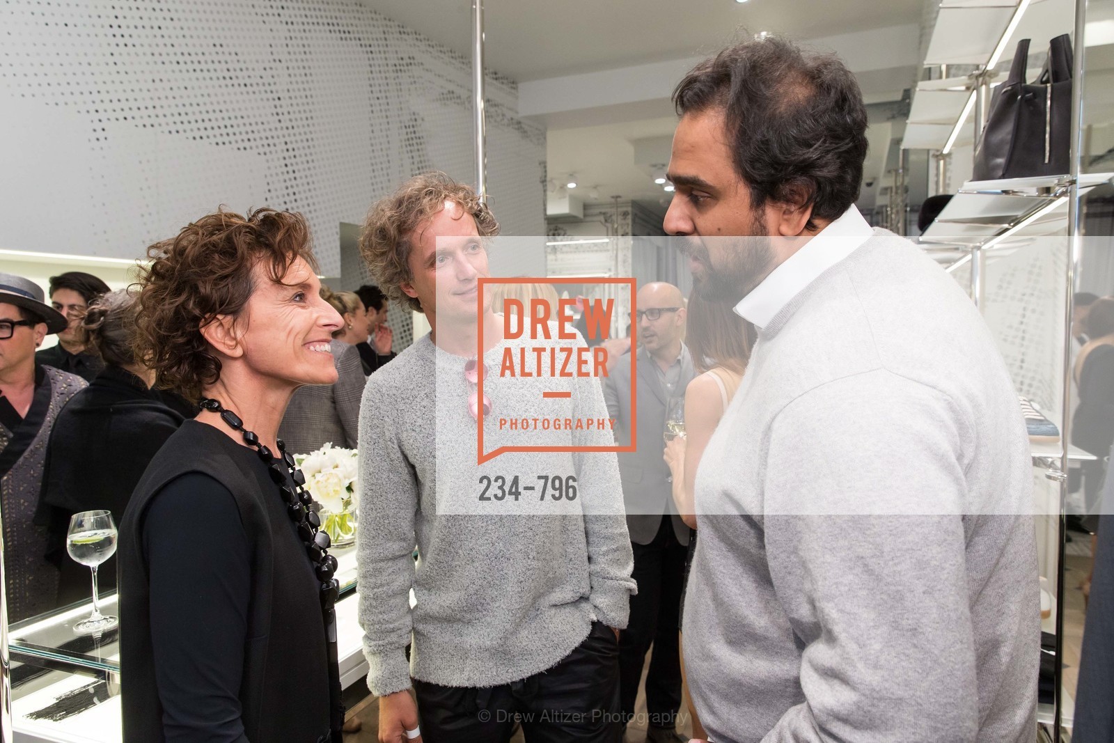 Monica Voltolina, Yves Behar, Hosain Rahman, MAISON MARGIELA San Francisco Boutique Grand Opening Event, US, April 24th, 2015,Drew Altizer, Drew Altizer Photography, full-service agency, private events, San Francisco photographer, photographer california