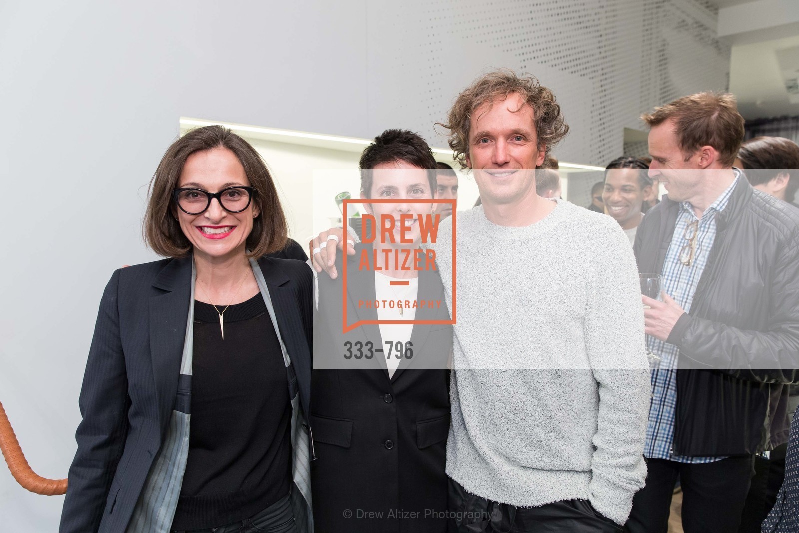 Sarah Thornton, Jessica Siverman, Yves Behar, MAISON MARGIELA San Francisco Boutique Grand Opening Event, US, April 24th, 2015