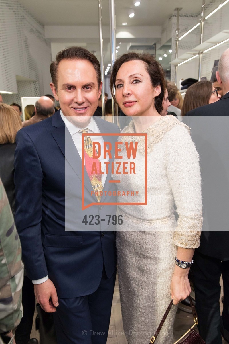 Joel Goodrich, Clara Shayevich, MAISON MARGIELA San Francisco Boutique Grand Opening Event, US, April 24th, 2015