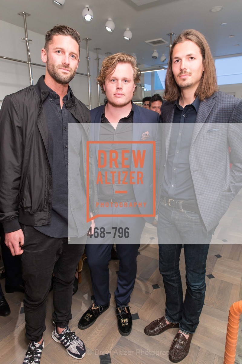 Bobby Rasmussen, Frederik Christensen, Klaus Rabnholt, MAISON MARGIELA San Francisco Boutique Grand Opening Event, US, April 24th, 2015,Drew Altizer, Drew Altizer Photography, full-service event agency, private events, San Francisco photographer, photographer California
