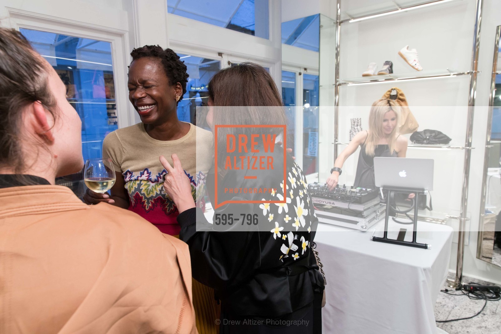 Lola Oladunjoye, Laura Giulini, Lana Adair, MAISON MARGIELA San Francisco Boutique Grand Opening Event, US, April 24th, 2015,Drew Altizer, Drew Altizer Photography, full-service event agency, private events, San Francisco photographer, photographer California