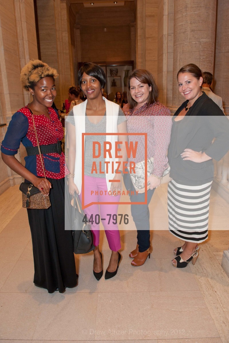 Adele McElveen, Kim Mitchell, Melissa Sanchez, Lindsay Stevens, Clarins Shaping Facial Lift Collection Launch at the Asian Art Museum, Asian Art Museum. 200 Larkin Street, September 17th, 2012, Photo #440-7976 Adele McElveen, Kim Mitchell, Melissa Sanchez, Lindsay Stevens, Photo #440-7976