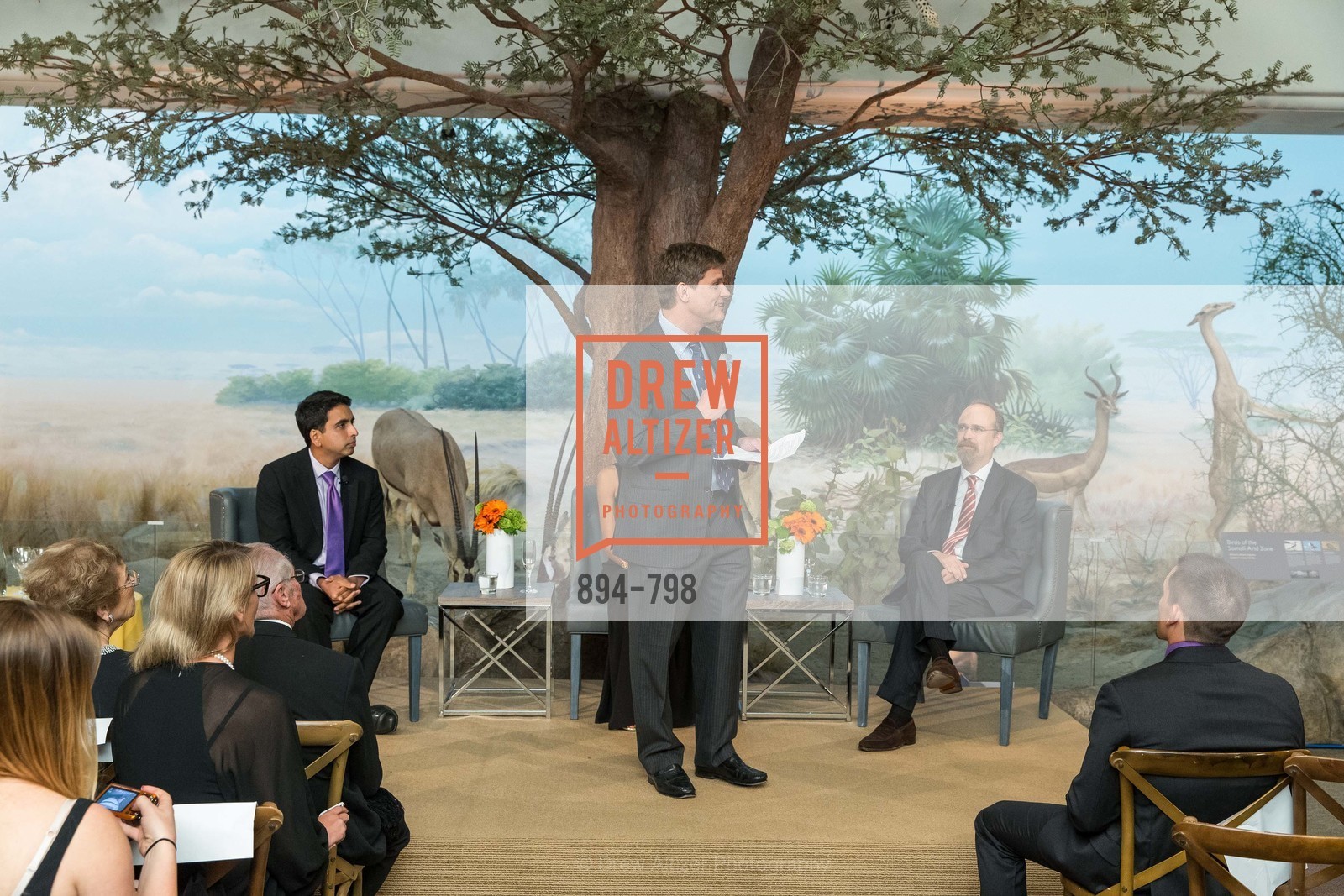 Sal Khan, Bill Duhamel, Adam Messinger, CALIFORNIA ACADEMY OF SCIENCES - Big Bang Gala 2015, US, April 24th, 2015,Drew Altizer, Drew Altizer Photography, full-service agency, private events, San Francisco photographer, photographer california