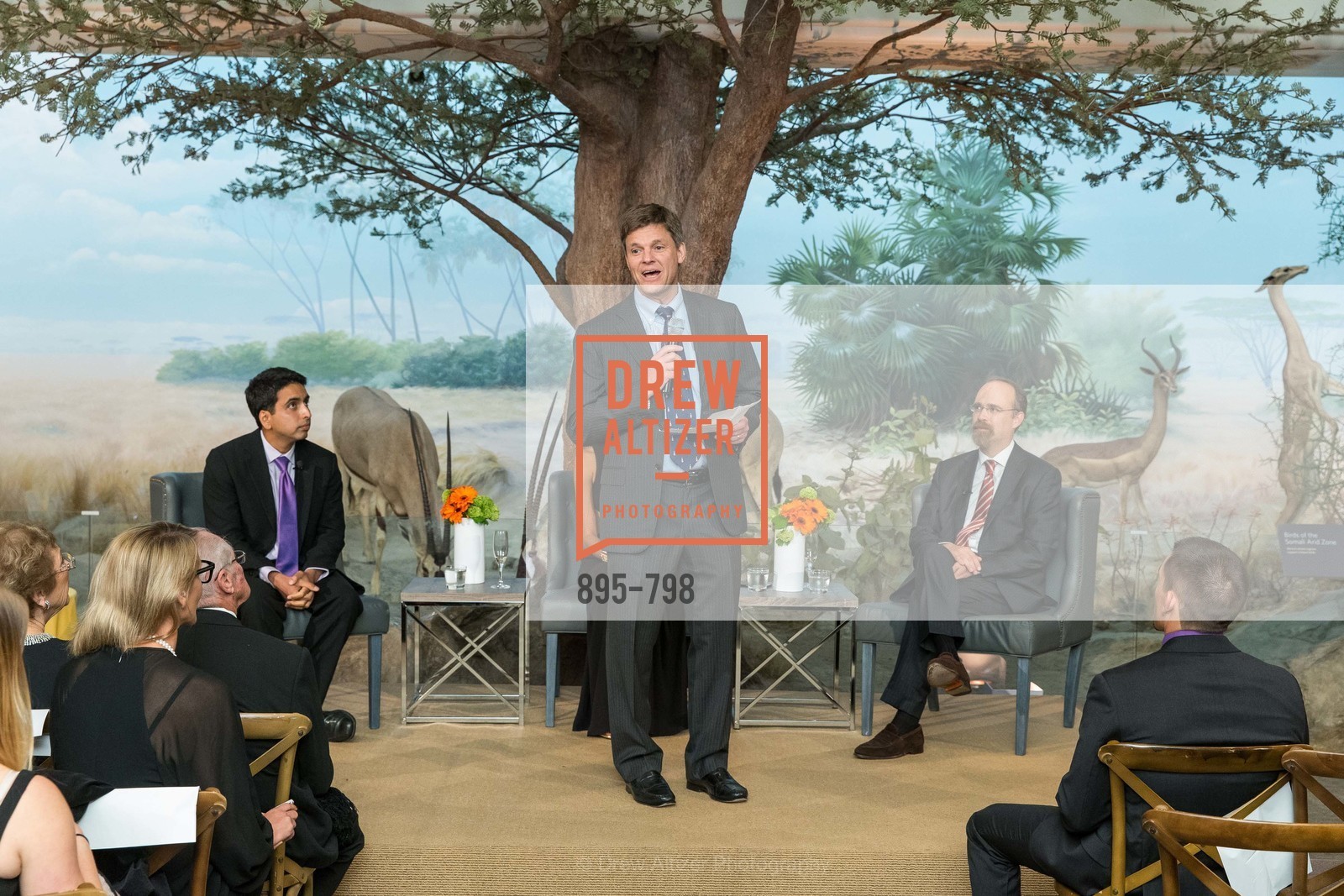 Sal Khan, Bill Duhamel, Adam Messinger, CALIFORNIA ACADEMY OF SCIENCES - Big Bang Gala 2015, US, April 24th, 2015,Drew Altizer, Drew Altizer Photography, full-service agency, private events, San Francisco photographer, photographer california