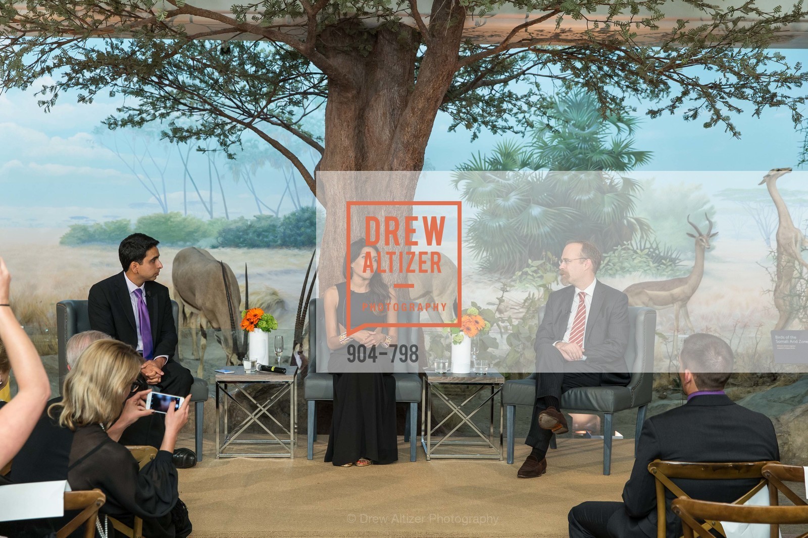 Sal Khan, Leila Janah, Adam Messinger, CALIFORNIA ACADEMY OF SCIENCES - Big Bang Gala 2015, US, April 24th, 2015,Drew Altizer, Drew Altizer Photography, full-service event agency, private events, San Francisco photographer, photographer California