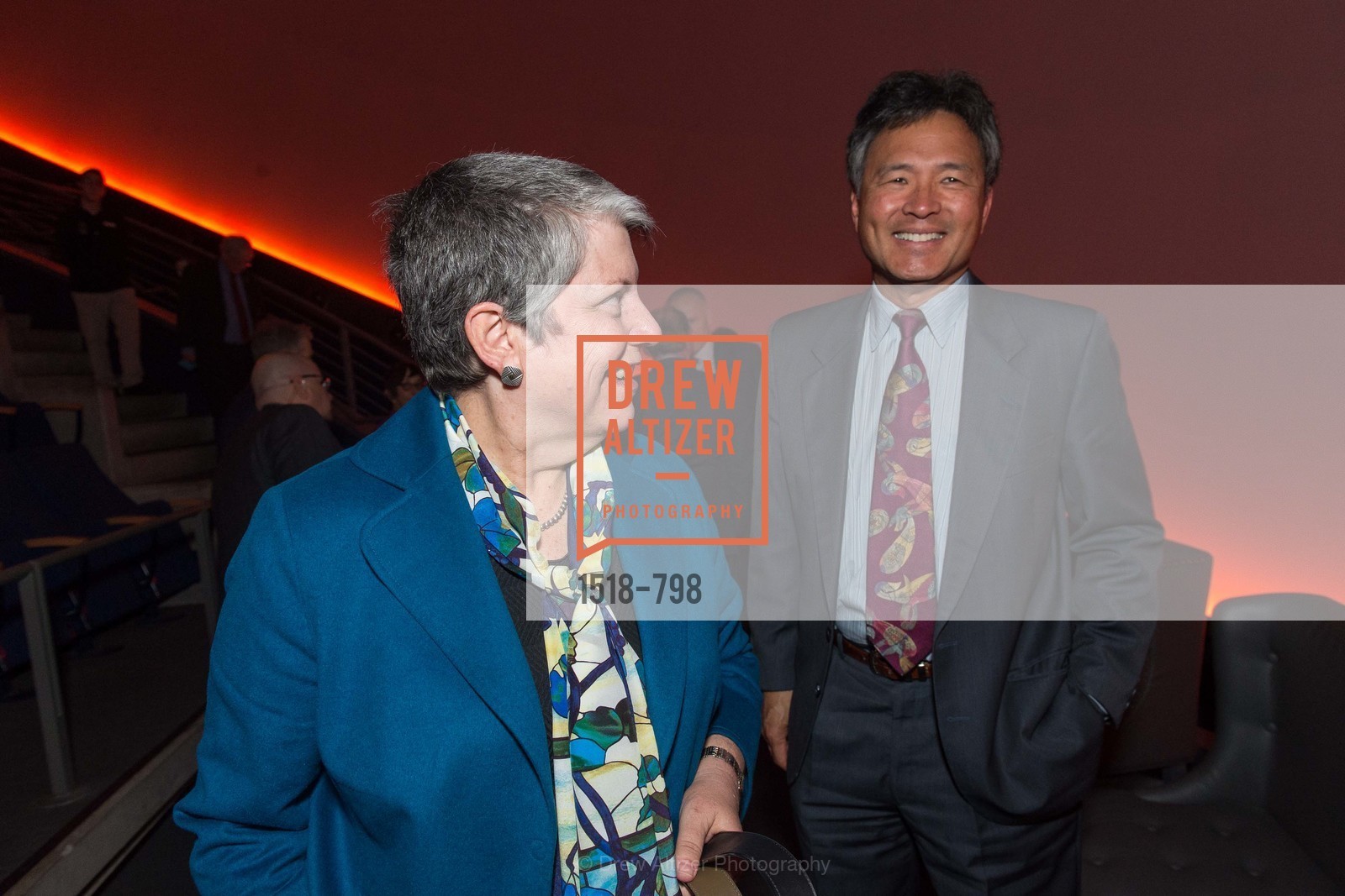 Janet Napolitano, Milton Chen, CALIFORNIA ACADEMY OF SCIENCES - Big Bang Gala 2015, US, April 24th, 2015,Drew Altizer, Drew Altizer Photography, full-service agency, private events, San Francisco photographer, photographer california
