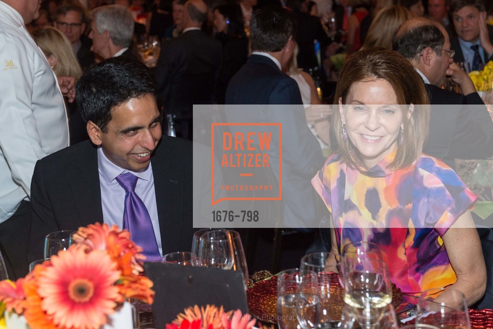 Sal Khan, Penny Coulton, CALIFORNIA ACADEMY OF SCIENCES - Big Bang Gala 2015, US, April 24th, 2015,Drew Altizer, Drew Altizer Photography, full-service agency, private events, San Francisco photographer, photographer california