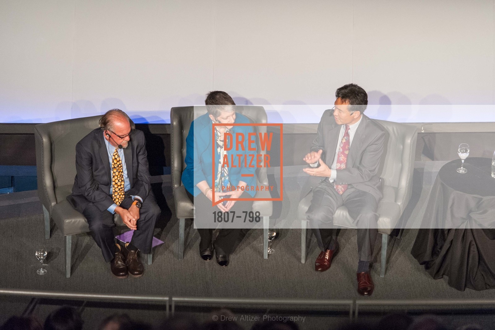 Larry Brilliant, Janet Napolitano, Milton Chen, CALIFORNIA ACADEMY OF SCIENCES - Big Bang Gala 2015, US, April 24th, 2015,Drew Altizer, Drew Altizer Photography, full-service agency, private events, San Francisco photographer, photographer california