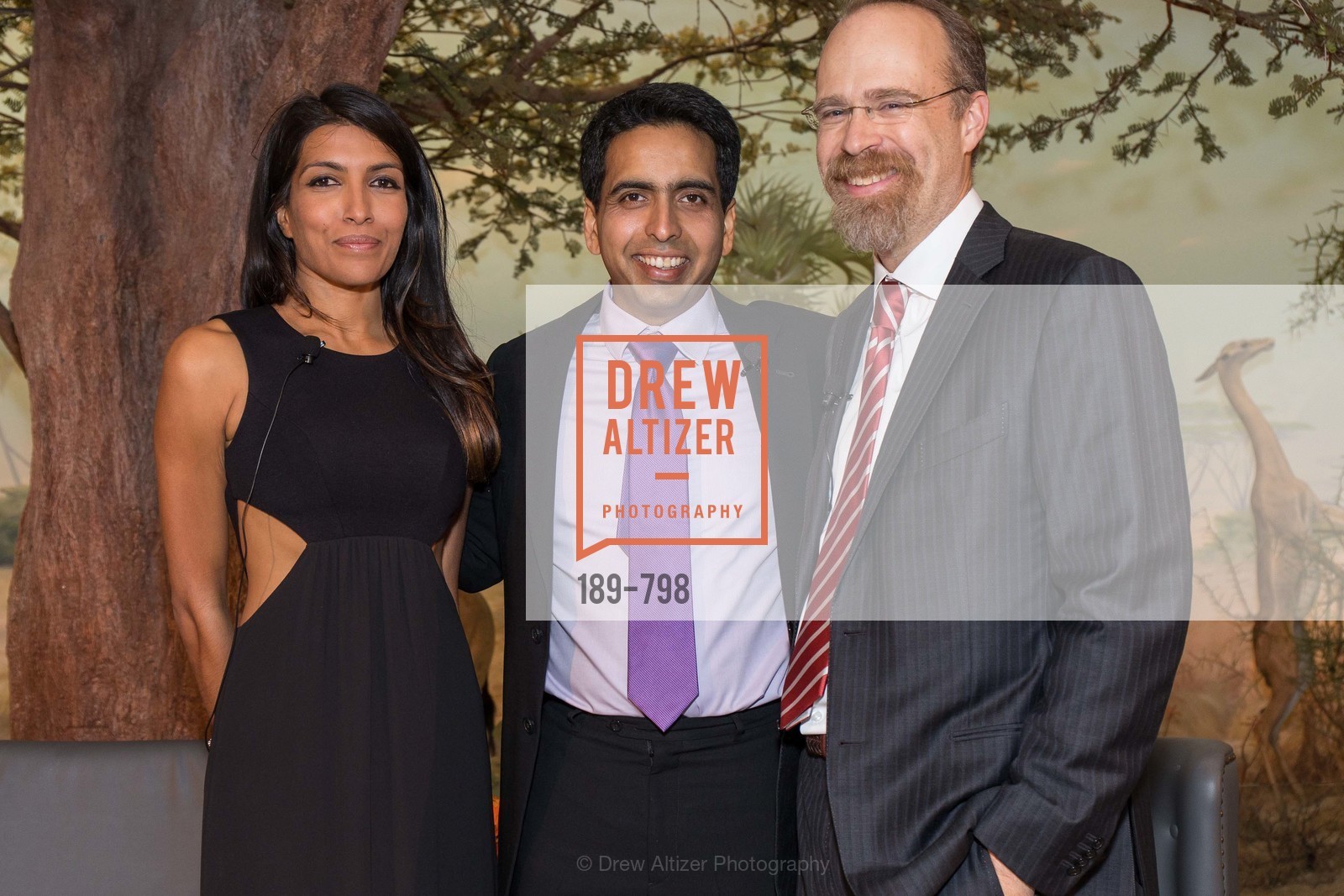 Leila Janah, Sal Khan, Adam Messinger, CALIFORNIA ACADEMY OF SCIENCES - Big Bang Gala 2015, US, April 24th, 2015,Drew Altizer, Drew Altizer Photography, full-service event agency, private events, San Francisco photographer, photographer California