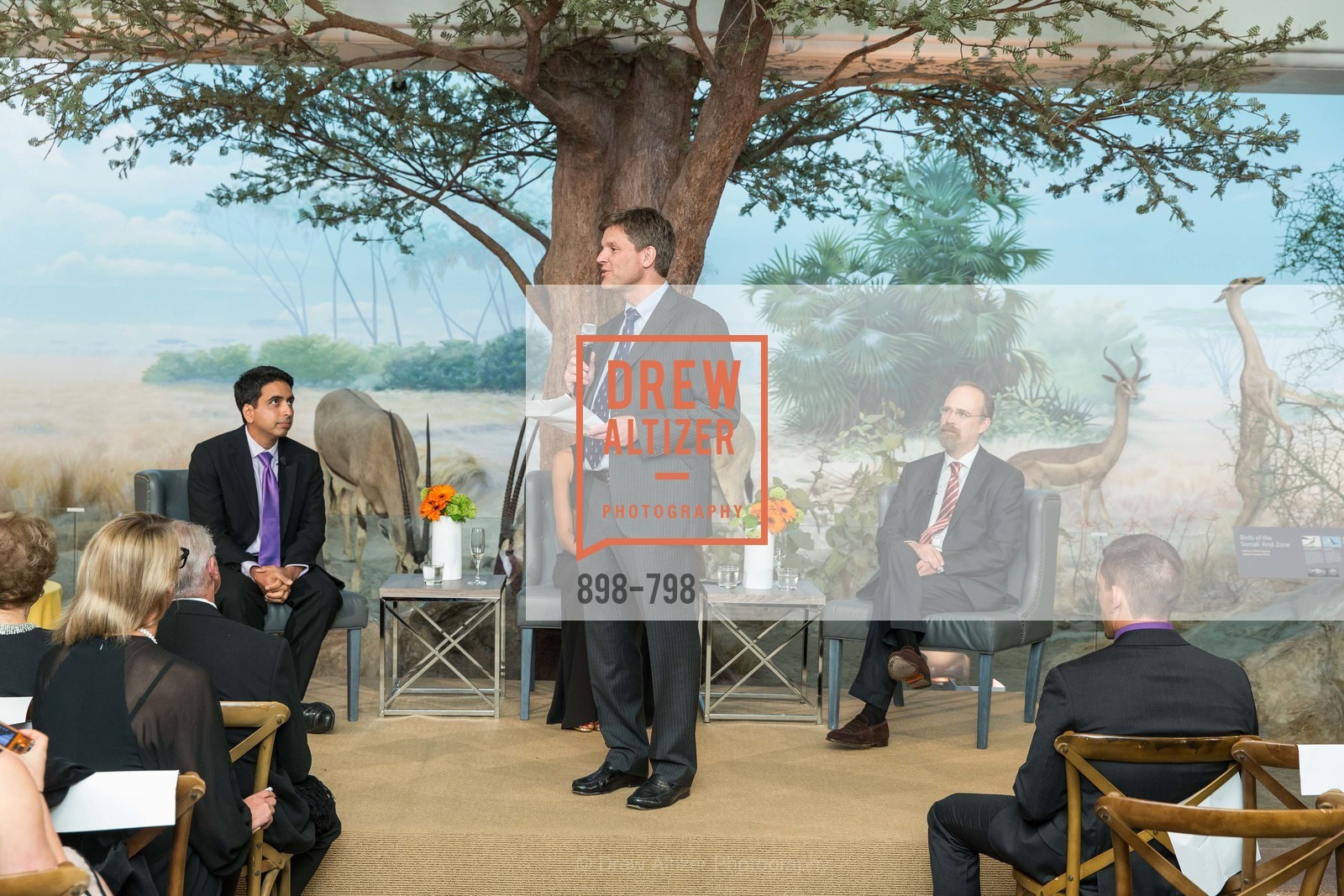Sal Khan, Bill Duhamel, Adam Messinger, CALIFORNIA ACADEMY OF SCIENCES - Big Bang Gala 2015, US, April 24th, 2015,Drew Altizer, Drew Altizer Photography, full-service event agency, private events, San Francisco photographer, photographer California