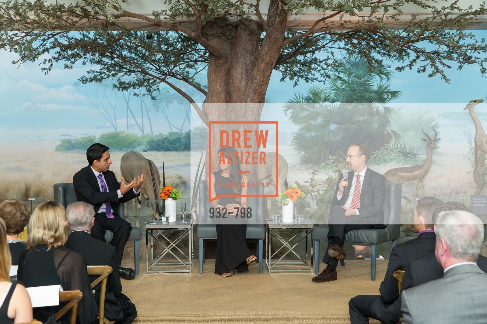 Sal Khan, Leila Janah, Adam Messinger, CALIFORNIA ACADEMY OF SCIENCES - Big Bang Gala 2015, US, April 24th, 2015,Drew Altizer, Drew Altizer Photography, full-service event agency, private events, San Francisco photographer, photographer California