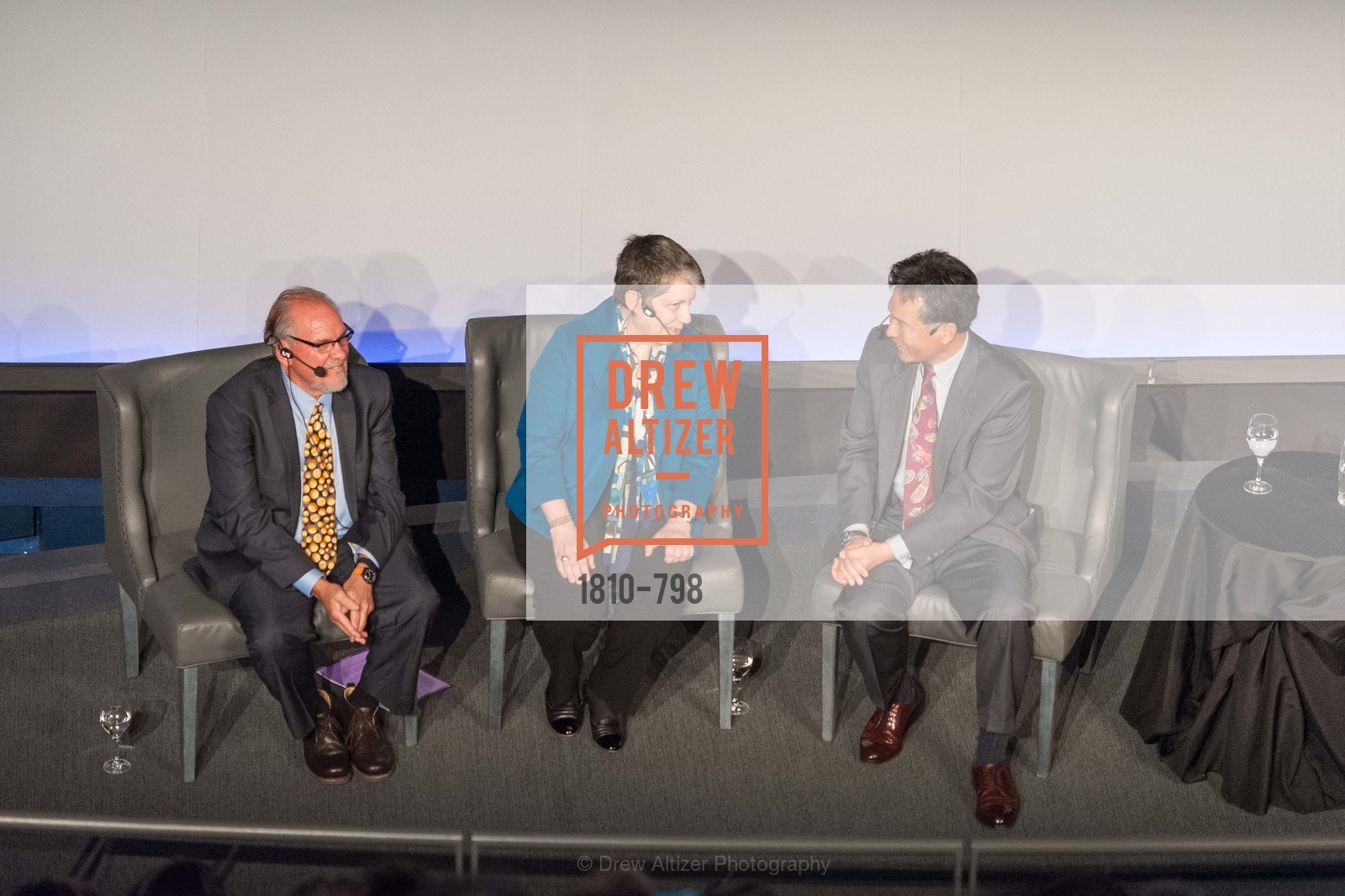 Larry Brilliant, Janet Napolitano, Milton Chen, CALIFORNIA ACADEMY OF SCIENCES - Big Bang Gala 2015, US, April 24th, 2015,Drew Altizer, Drew Altizer Photography, full-service agency, private events, San Francisco photographer, photographer california