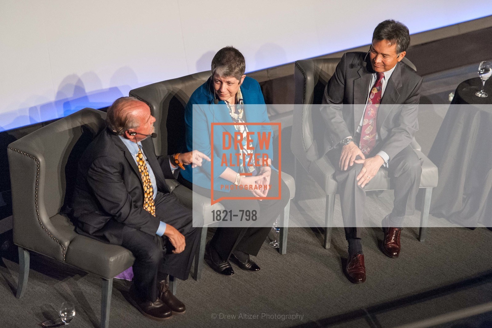 Larry Brilliant, Janet Napolitano, Milton Chen, CALIFORNIA ACADEMY OF SCIENCES - Big Bang Gala 2015, US, April 24th, 2015,Drew Altizer, Drew Altizer Photography, full-service agency, private events, San Francisco photographer, photographer california