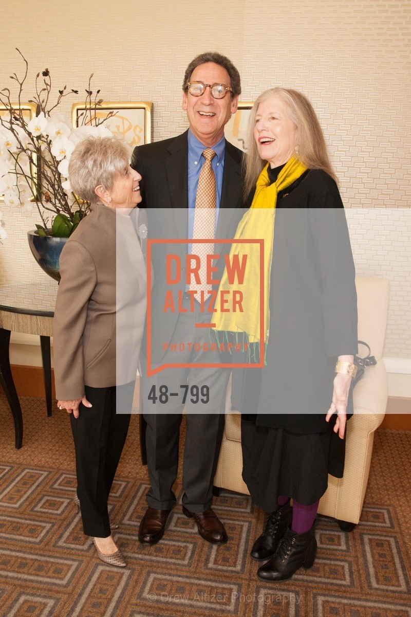 Nancy Livingston, Fred Levin, Leah Garchik, COMPASSION & CHOICES - Empowerment Luncheon, US, April 24th, 2015, Photo #48-799 Nancy Livingston, Fred Levin, Leah Garchik, Photo #48-799