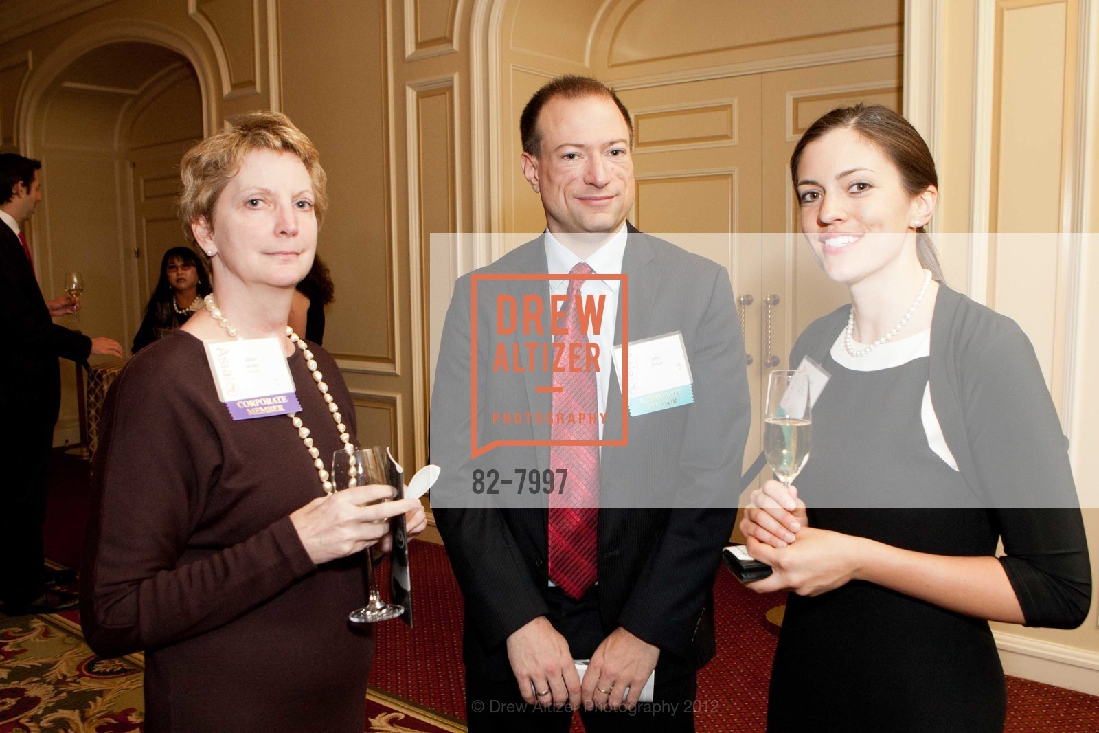 Alison Jenkin, John Roese, Kristen Durham, ASIA SOCIETY Northern California 9th Annual Dinner, US, May 11th, 2012, Photo #82-7997 Alison Jenkin, John Roese, Kristen Durham, Photo #82-7997
