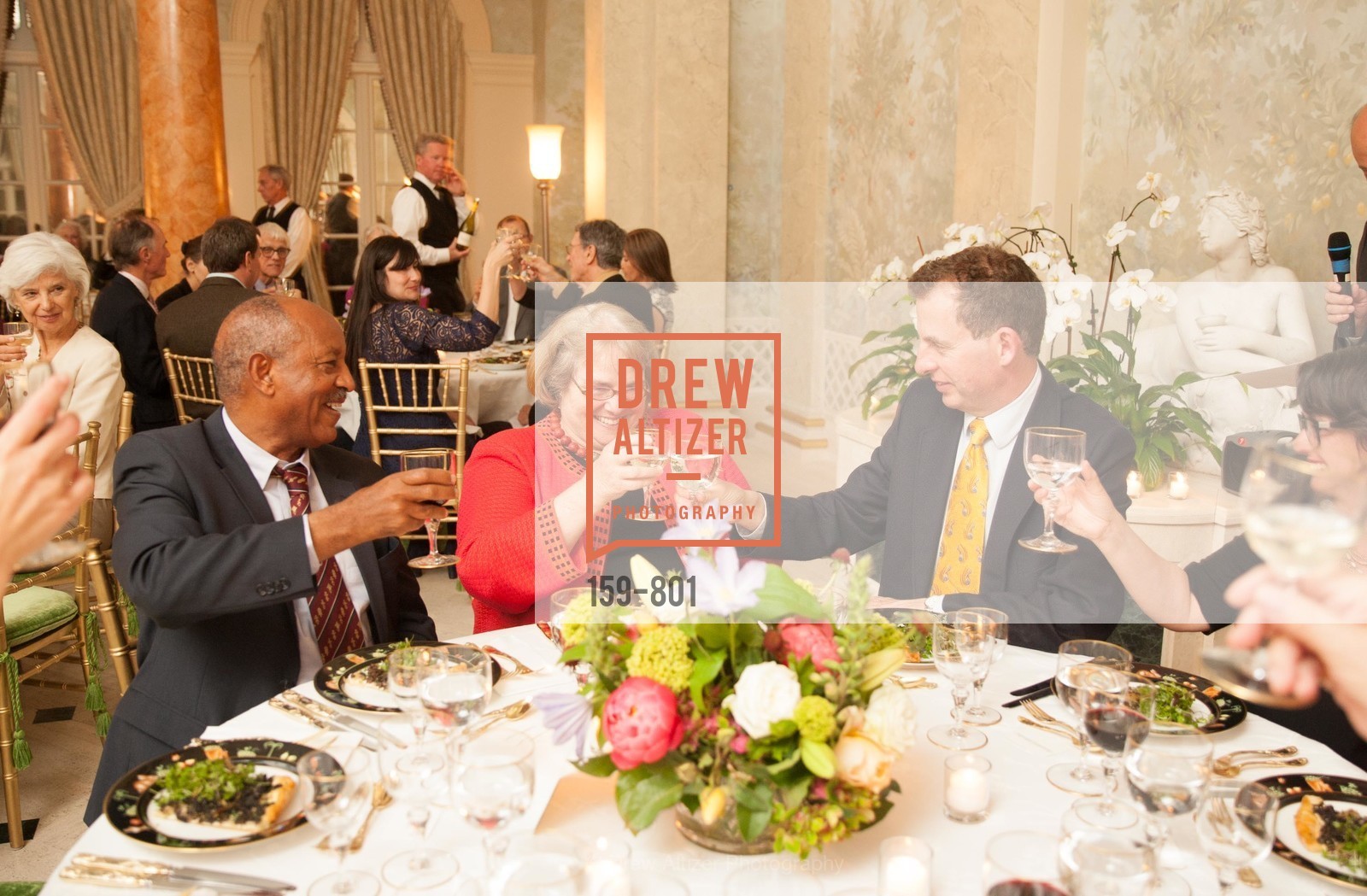 Derhame Asfaw, Camilla Smith, Brian Howell, GETTY Hosts Leakey Foundation Dinner, US, April 24th, 2015, Photo #159-801 Derhame Asfaw, Camilla Smith, Brian Howell, Photo #159-801