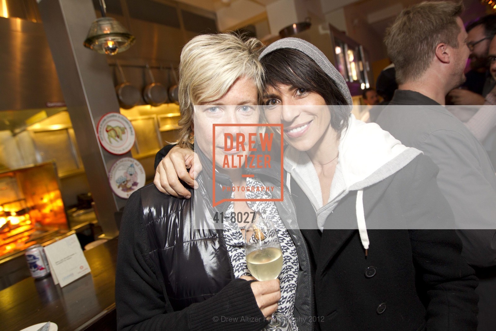 Katherine Keon, Dominique Crenn, LUCKY PEACH Issue 4 Release Party at Locanda, US, July 18th, 2012, Photo #41-8027 Katherine Keon, Dominique Crenn, Photo #41-8027
